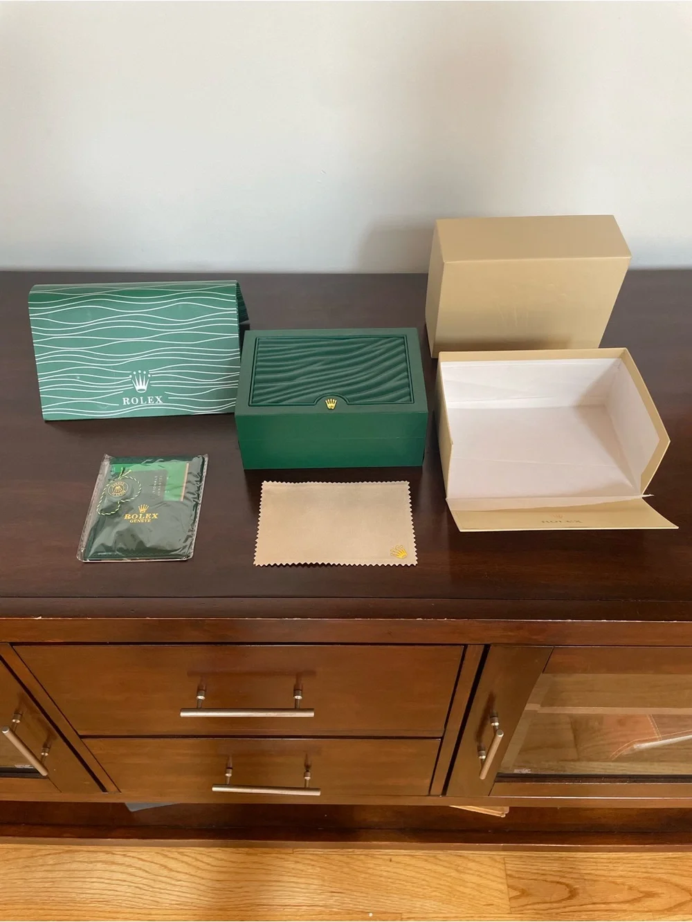 Rolex Watch Box & Accessories